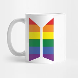 BTS Logo Rainbow T-Shirt Mug